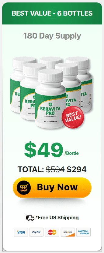 keravita pro 6 bottles price